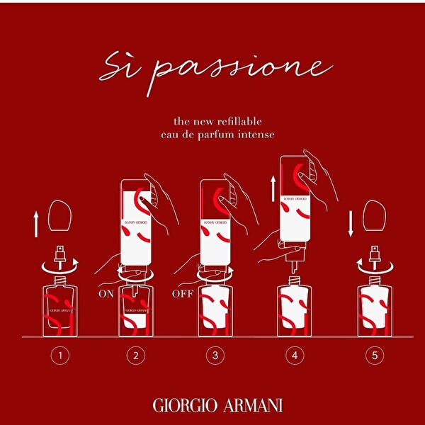 Giorgio Armani Si Passione EDP 100 ml Refill Kadın Parfümü