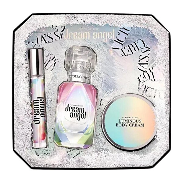 Victoria's Secret Dream Angel EDP 50 ml + EDP 7 ml + Body Cream 85 gr Kadın Parfüm Seti