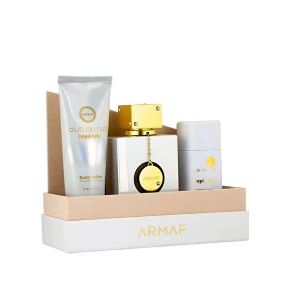 Armaf Club de Nuit Imperiale EDP 105 ml + 75 g Deostick + Body Lotion 100 ml Unisex Parfüm Seti