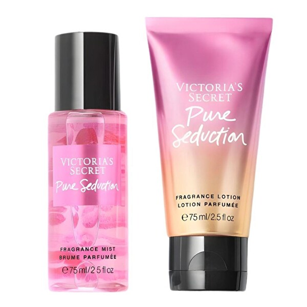 Victoria's Secret Pure Seduction Fragrance Mist 75 ml + Fragrance Lotion 75 ml Kadın Parfüm Seti