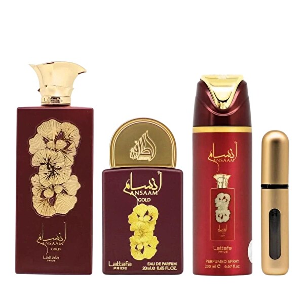 Lattafa Pride Masa EDP 100 ml + EDP 20ml + 200 ml Body Shower Unisex Parfüm Seti