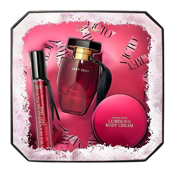 Victoria's Secret Very Sexy EDP 50 ml + EDP 7 ml + Luminous Body Cream 85 g Kadın Parfüm Seti