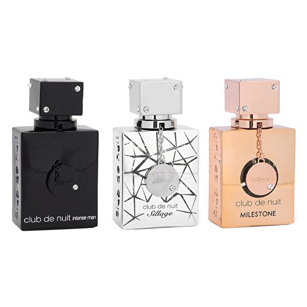 Armaf Club de Nuit A Collector's Pride Black Set 3x30 ml EDP Unisex Parfüm Seti