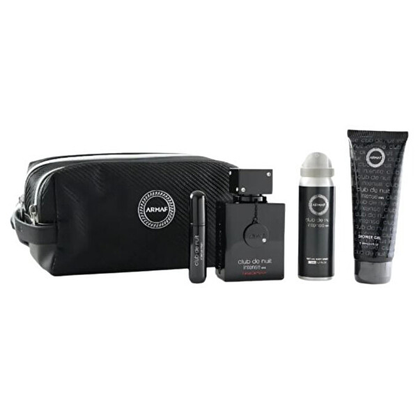 Armaf Club De Nuit Intense Man EDT 105 ML - Body Spray 200 ML -Deodorant Stick 75 G ve Sabun Erkek Parfüm Seti