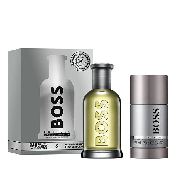 Hugo Boss Bottled EDT 100 ml + Deostick 75 ml Erkek Parfüm Seti