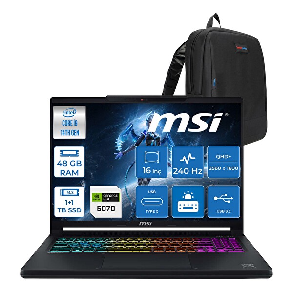 MSI Crosshair 16 HX E14WGK-046XTR Core i9-14900HX 16