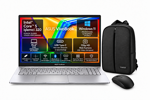 Asus X1504MA-BQ784 Intel Core 5-320U 16 GB RAM 1 TB 15.6