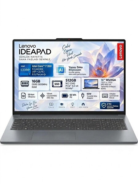 Lenovo IdeaPad Slim 3 Intel Core 7 350 16