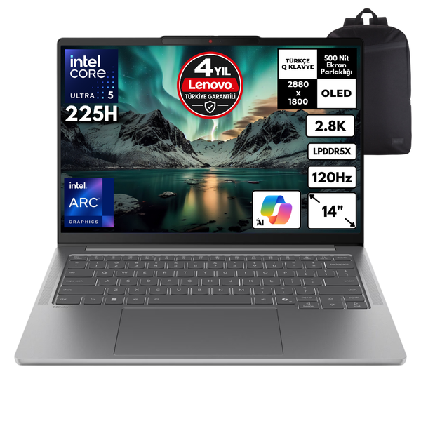 Lenovo IdeaPad Pro 5 14IAH10 Ultra 5-225H 32 GB RAM 1 TB SSD ARC Graphics 14