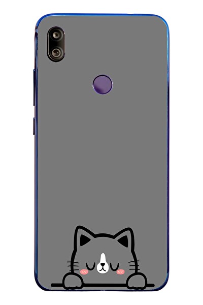 Le Balvo Redmi Note 7 Uyumlu Uyuyan Kedi Baskılı Silikon Kılıf