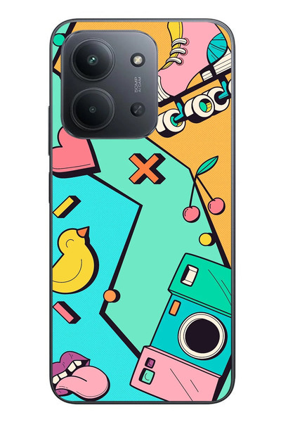 Le Balvo Redmi 15C Uyumlu Paten Gençlik Baskılı Silikon Kılıf
