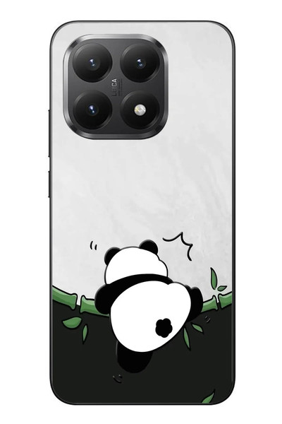Le Balvo Xiaomi Mi 15T Uyumlu Bambuya Çıkan Panda Baskılı Silikon Kılıf