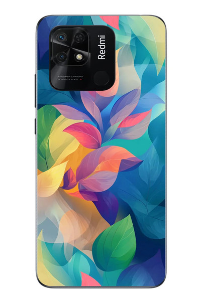 Le Balvo Redmi 10C Uyumlu Yumuşak Dalgalı Baskılı Silikon Kılıf