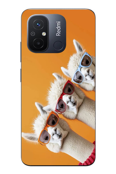 Le Balvo Redmi 12C Uyumlu Lamalar Baskılı Silikon Kılıf