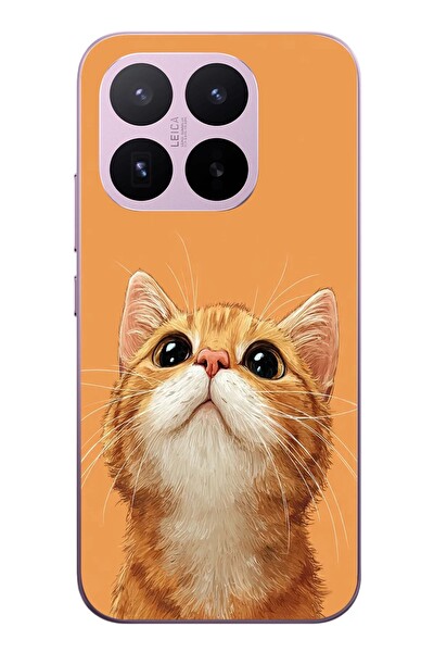 Le Balvo Xiaomi 17T Uyumlu Masum Kedi Baskılı Silikon Kılıf