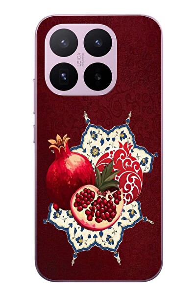 Le Balvo Xiaomi 17T Uyumlu Nar Retro Baskılı Silikon Kılıf