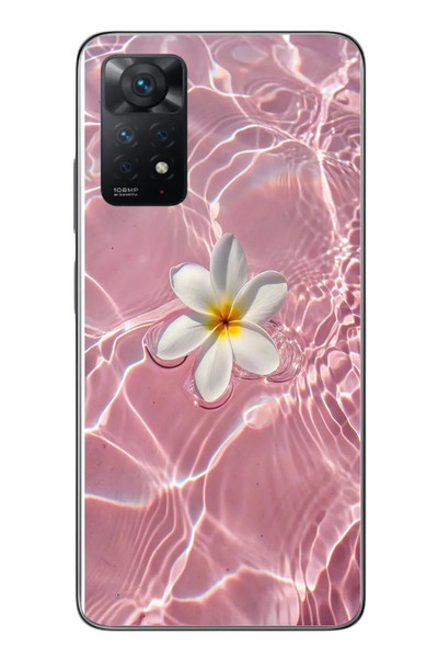 Le Balvo Redmi Note 11 Pro 4G Uyumlu Dalgalı Papatya Baskılı Silikon Kılıf