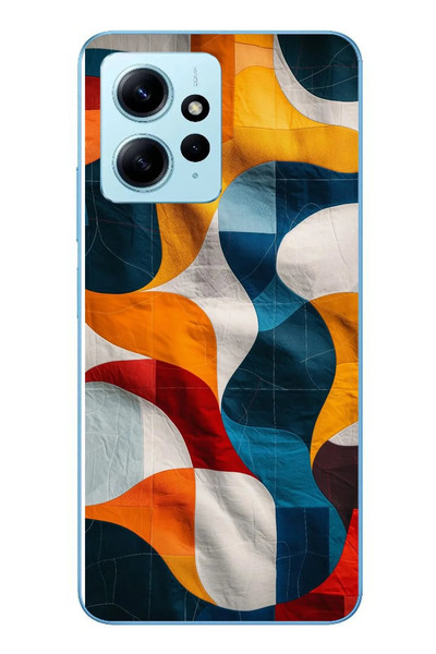 Le Balvo Redmi Note 12 4G Uyumlu Modern Desenler Baskılı Silikon Kılıf