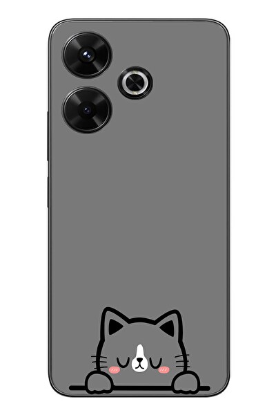 Le Balvo Redmi 13 Uyumlu Uyuyan Kedi Baskılı Silikon Kılıf