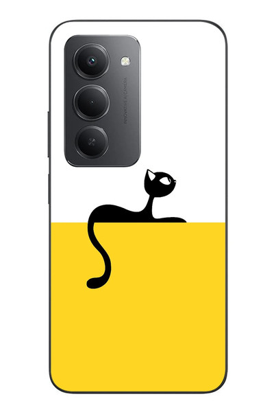 Le Balvo Redmi 15 Uyumlu Dişi Kedi Baskılı Silikon Kılıf