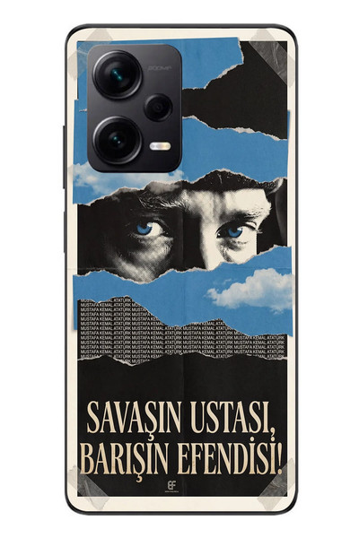 Le Balvo Redmi Note 12 Pro Plus Uyumlu Savaşın Ustası Atatürk Baskılı Silikon Kılıf