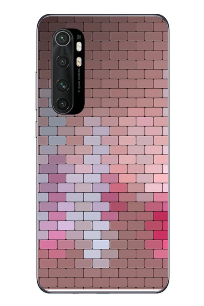 Le Balvo Xiaomi Mi 10 Lite Uyumlu Renkli Duvar Baskılı Silikon Kılıf