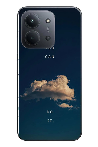 Le Balvo Redmi 15C Uyumlu You Can Do İt Baskılı Silikon Kılıf