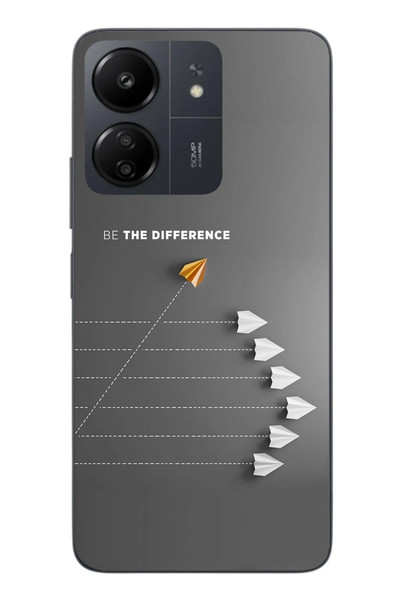 Le Balvo Redmi 13C Uyumlu Be The Difference Baskılı Silikon Kılıf