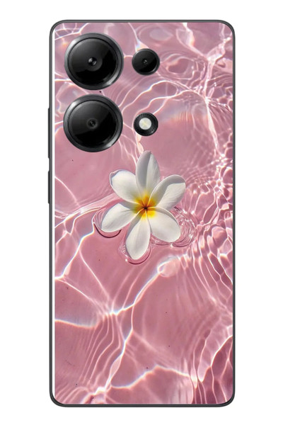 Le Balvo Redmi Note 13 Pro 4G Uyumlu Dalgalı Papatya Baskılı Silikon Kılıf
