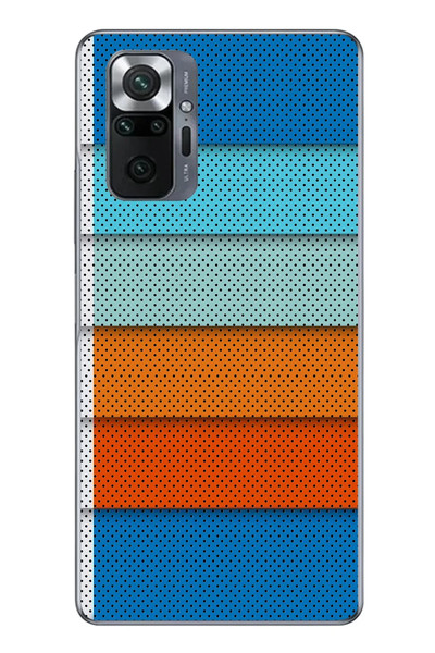 Le Balvo Redmi Note 10 Uyumlu Renk Geçişi Baskılı Silikon Kılıf