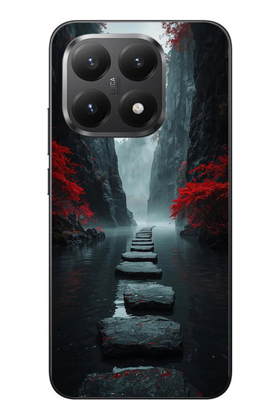 Le Balvo Xiaomi Mi 15T Uyumlu Karanlık Yolu Baskılı Silikon Kılıf