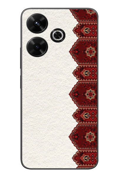 Le Balvo Redmi 13 Uyumlu Halı Köşesi Baskılı Silikon Kılıf