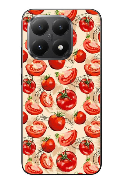 Le Balvo Xiaomi Mi 15T Uyumlu Domatesler Baskılı Silikon Kılıf