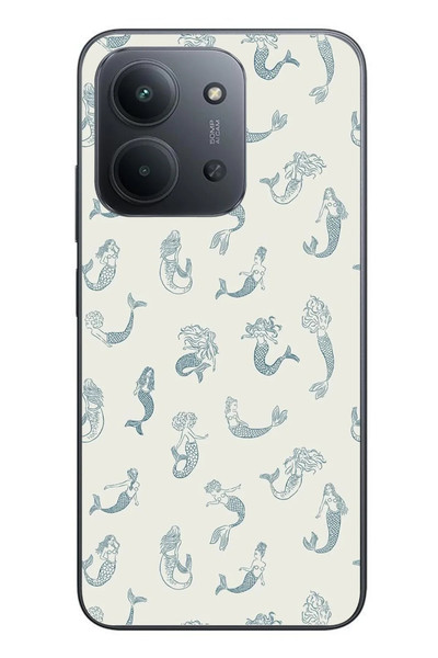 Le Balvo Redmi 15C Uyumlu Deniz Kızları Baskılı Silikon Kılıf