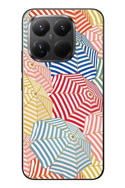 Le Balvo Xiaomi Mi 15T Pro Uyumlu Şemsiyeler Baskılı Silikon Kılıf