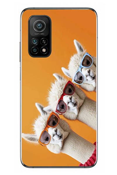 Le Balvo Xiaomi Mi 10 T Uyumlu Lamalar Baskılı Silikon Kılıf