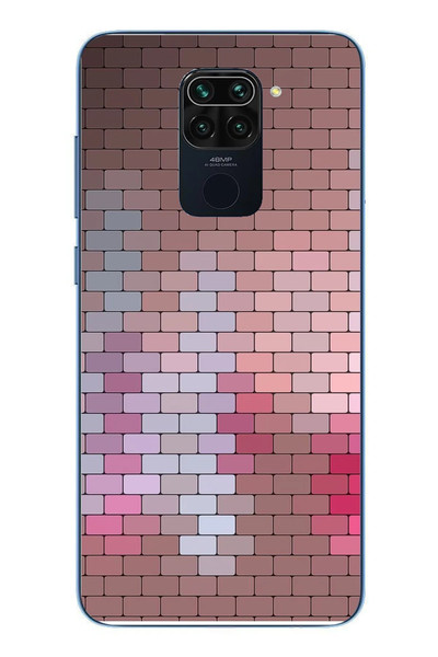 Le Balvo Redmi Note 9 Uyumlu Renkli Duvar Baskılı Silikon Kılıf
