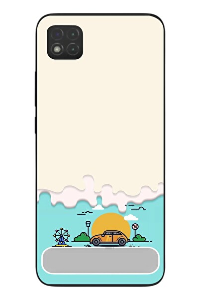 Le Balvo Redmi 9C Uyumlu Tatil Yolu Baskılı Silikon Kılıf