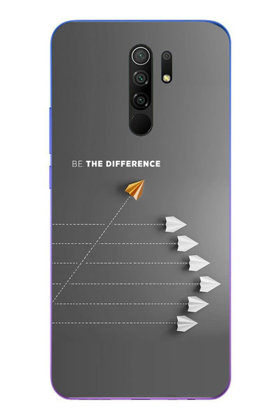 Le Balvo Redmi 9 Uyumlu Be The Difference Baskılı Silikon Kılıf