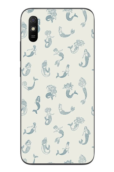 Le Balvo Redmi 9A Uyumlu Deniz Kızları Baskılı Silikon Kılıf