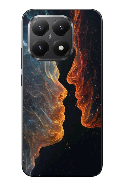 Le Balvo Xiaomi Mi 15T Uyumlu Kavuşan Çizgiler Baskılı Silikon Kılıf