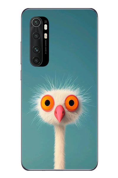 Le Balvo Xiaomi Mi 10 Lite Uyumlu Şaşkın Hayvan Baskılı Silikon Kılıf