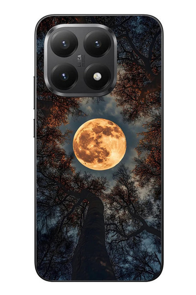 Le Balvo Xiaomi Mi 15T Uyumlu Ay Gökyüzü Baskılı Silikon Kılıf
