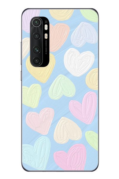 Le Balvo Xiaomi Mi 10 Lite Uyumlu Kalpler Baskılı Silikon Kılıf