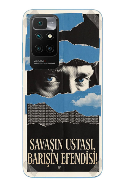 Le Balvo Redmi 10 2022 Uyumlu Savaşın Ustası Atatürk Baskılı Silikon Kılıf