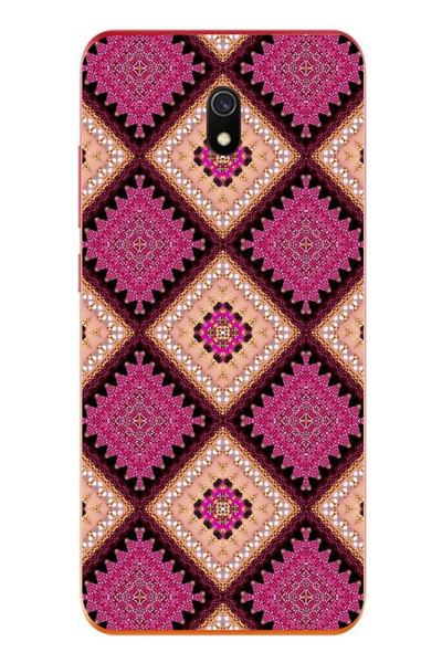 Le Balvo Redmi 8A Uyumlu Pembe Yavrusu Motifleri Baskılı Silikon Kılıf