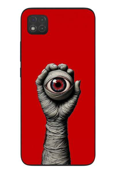 Le Balvo Redmi 9C Uyumlu Tek Göz Elde Baskılı Silikon Kılıf