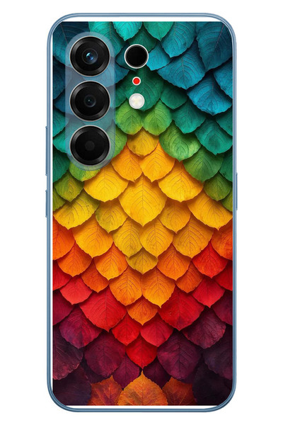 Le Balvo Tecno Camon 50 Ultra Uyumlu Efsun Renk Demeti Baskılı Silikon Kılıf