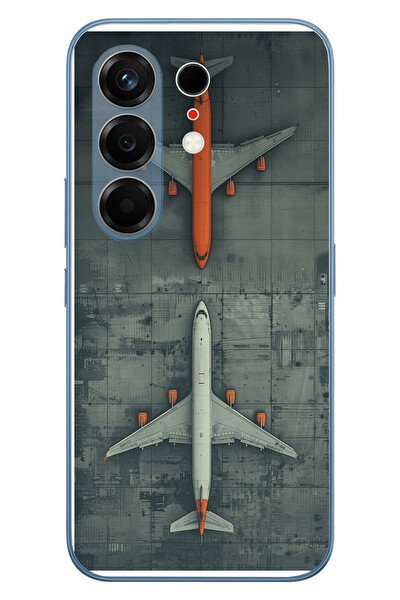 Le Balvo Tecno Camon 50 Ultra Uyumlu İki Uçak Baskılı Silikon Kılıf