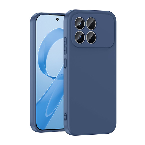 Başkenttekno Xiaomi Poco F8 Pro Uyumlu Kılıf Kamera Korumalı Mara Lansman Kapak Lacivert